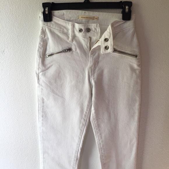 Levi’s 721 Sz 25 Silver Tab High Rise Skinny Jeans - Picture 2 of 8